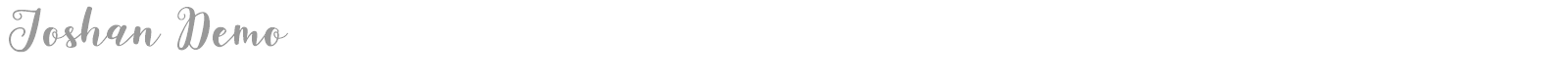 Joshan font preview
